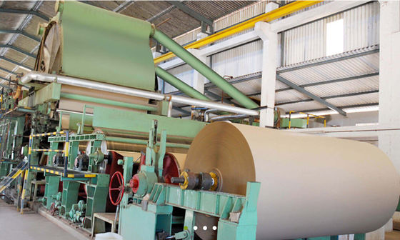 600m/分6200mm波形の海陽クラフト紙作成機械生産ライン
