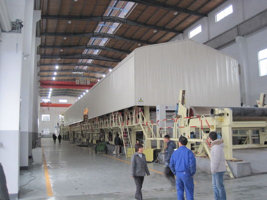 技術の製造所をリサイクルする熱く不用な波形の中型のペーパー作成機械カートン板