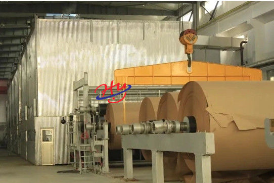 1800mm高速フルーティングのクラフト紙機械長網抄紙機の生産ライン