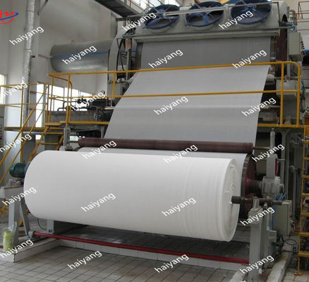 1800mmの紙くずはジャンボ ロールのトイレ ットペーパーのペーパー作成機械をリサイクルする