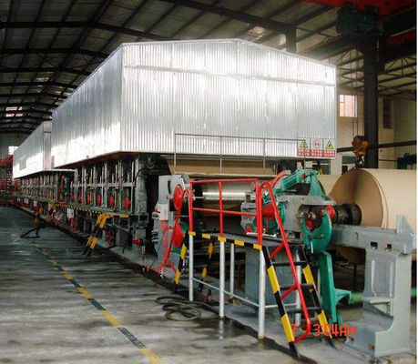 機械70Tバージン木に3400のMm 220gsmを作るクラフト紙の袋を木片