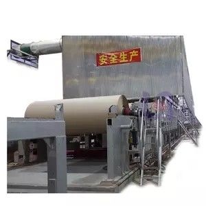 3400mmクラフト紙機械防水ポリ塩化ビニールのフィルム70T 250m/分