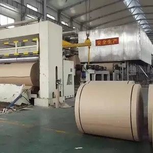 製造所の生産のために波形を付けられる10T/Dヤーンの管のクラフト紙の作成機械類