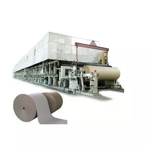 2200mmクラフト紙の処理は350m/Minボール紙の製紙工場の植物を機械で造る